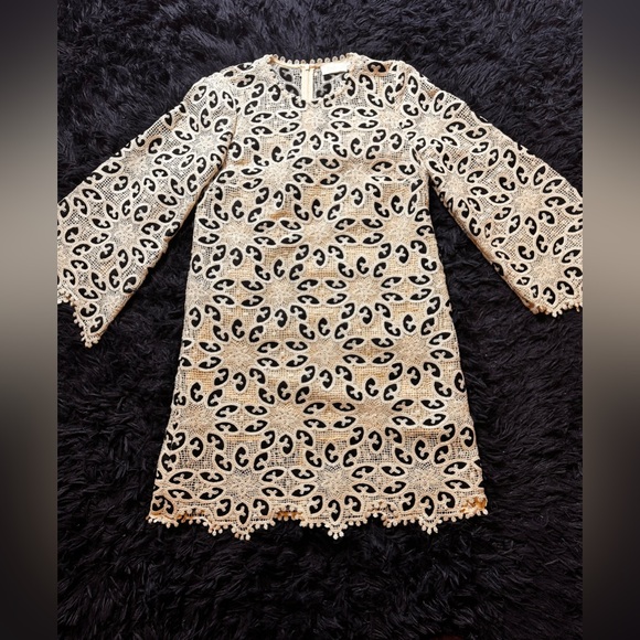 ZIMMERMANN Ottie cotton-bend bell sleeve mini dress. Size 3/M - Picture 14 of 17